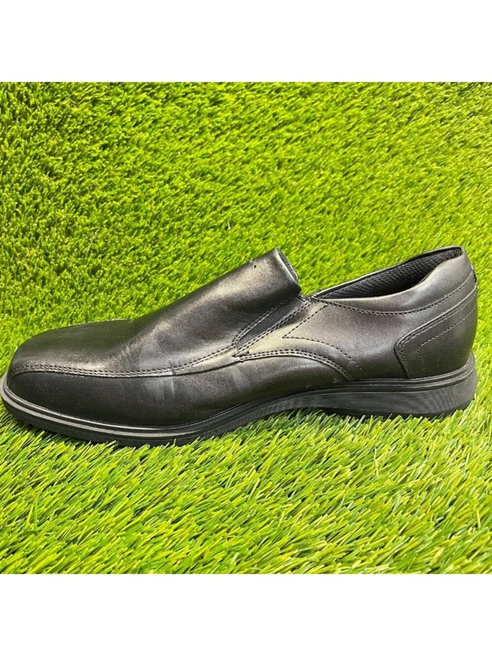 Nunn Bush Kore Pro Mens Size 8.5E Black Casual Classic Bicycle Toe Dress Shoes